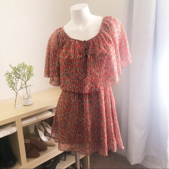 Forever 21 Dresses & Skirts - Forever 21 | Burt Orange Striped Dress
